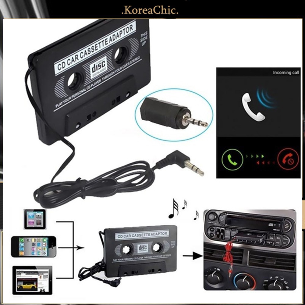 Bộ Chuyển Đổi Băng Cassette Đầu Cắm 3.5mm Cho Mp3 Cd Điện Thoại