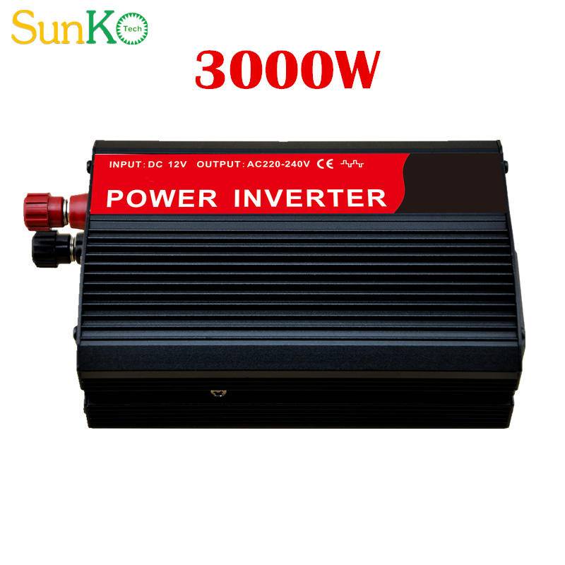 Bộ Chuyển Đổi Năng Lượng Mặt Trời 3000W 4000W Từ DC 12V Sang AC 230V 3KW 4KW 12V Sang 220V