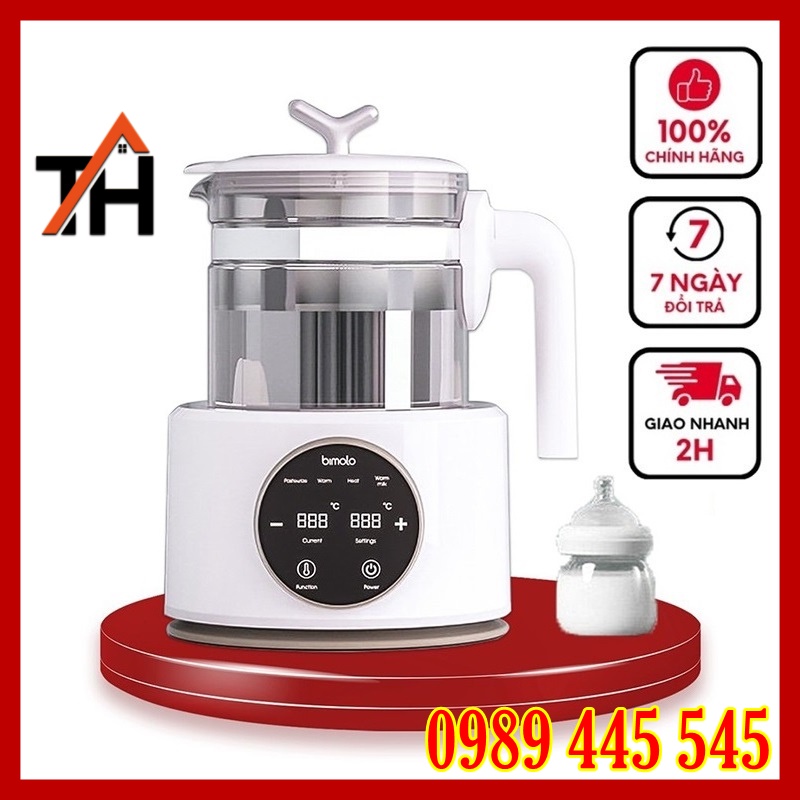 Bình Đun Và Hâm Nước Pha Sữa Điện Tử Bimolo BL02 Giữ Nhiệt 24h - Hàng Chính Hãng Bảo Hành 12 Tháng