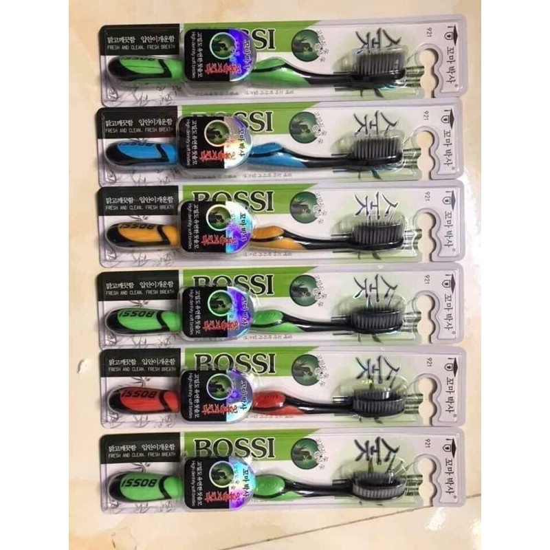 Bàn chải đánh răng than che