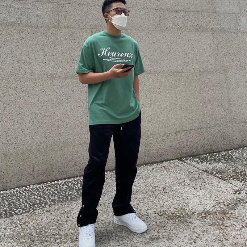 Áo thun xanh Heureux Tshirt