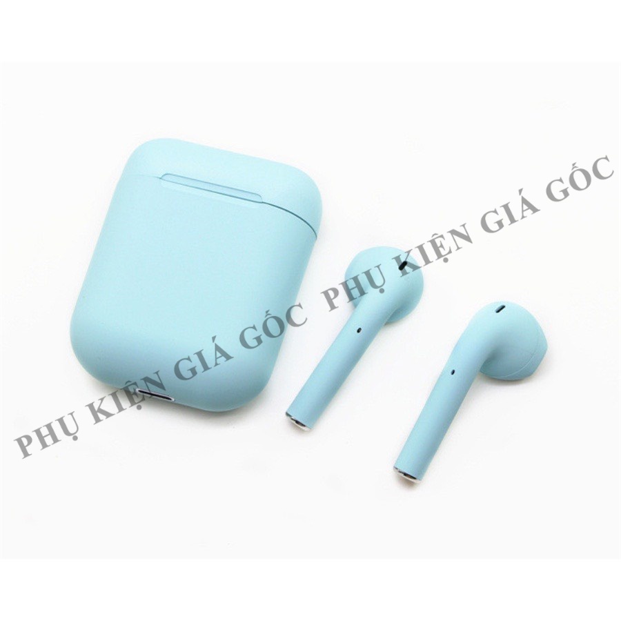 Tai Nghe Bluetooth i12 5.0 TWS | Không Dây Cảm Biến Vân Tay, Chất Âm Êm, Trong Trẻm Thời Lương Pin Tốt