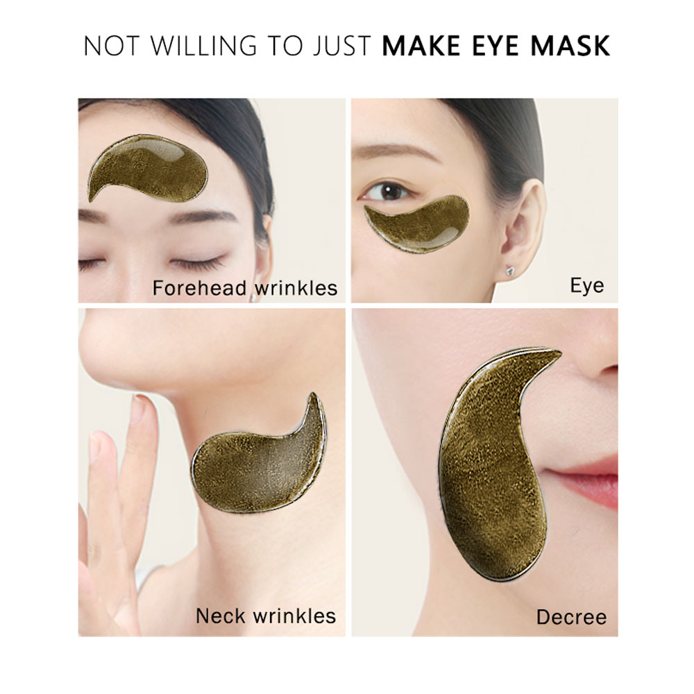 [Hàng mới về] Set 60 mặt nạ ngọc trai đen và collagen dưỡng ẩm ngừa quầng thâm và bọng mắt hiệu quả cao