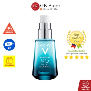 Kem Vichy Minéral 89 Eyes Xoá Tan Bọng Mắt Cùng Với Nếp Nhăn 15ml