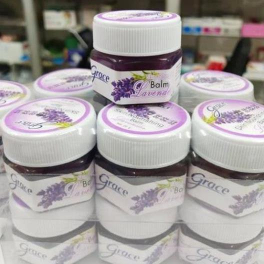 Dầu Cù Là Giúp Ngủ Ngon Ngon, Thư Giãn GRACE Skin Nourishing Balm Lavender 20g - Thái Lan