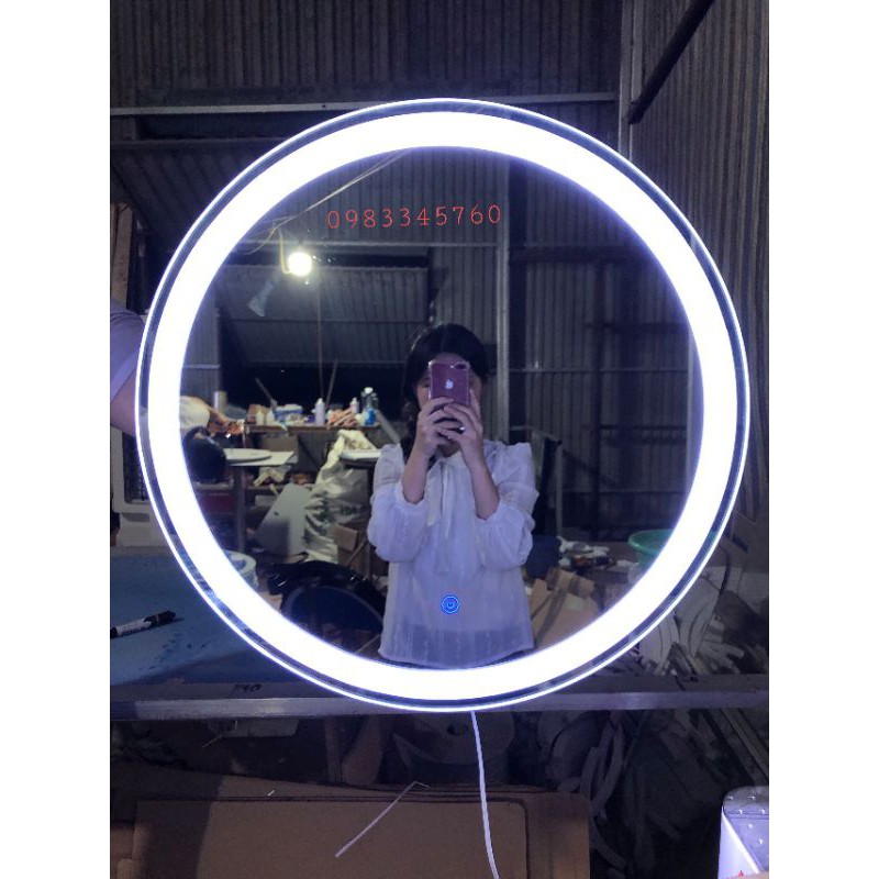 Gương led treo tường phun cát, gương thông minh chống ố, chống mốc( có khắc chữ theo yêu cầu)