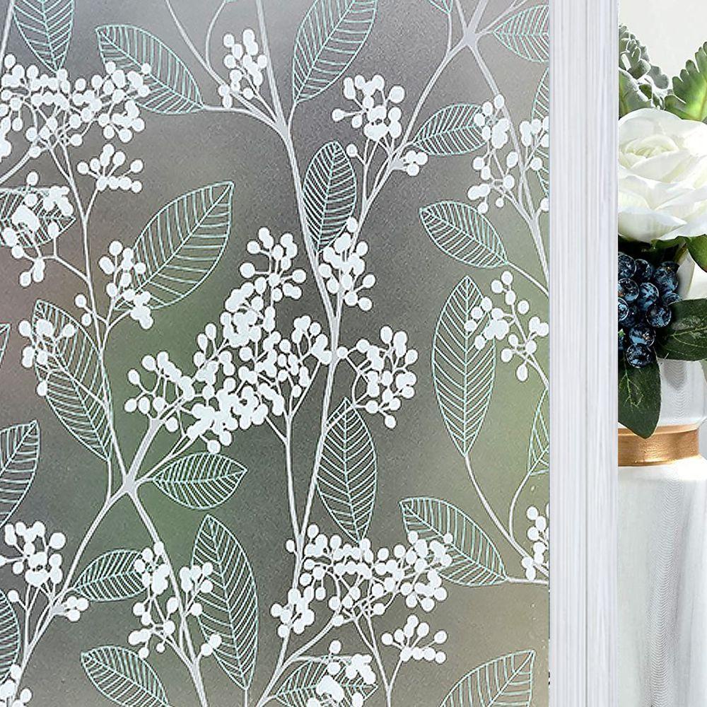 IVORY Đề Can Mờ 3D Dán Kính Cửa Sổ Trang Trí Văn Phòng / Phòng Tắm