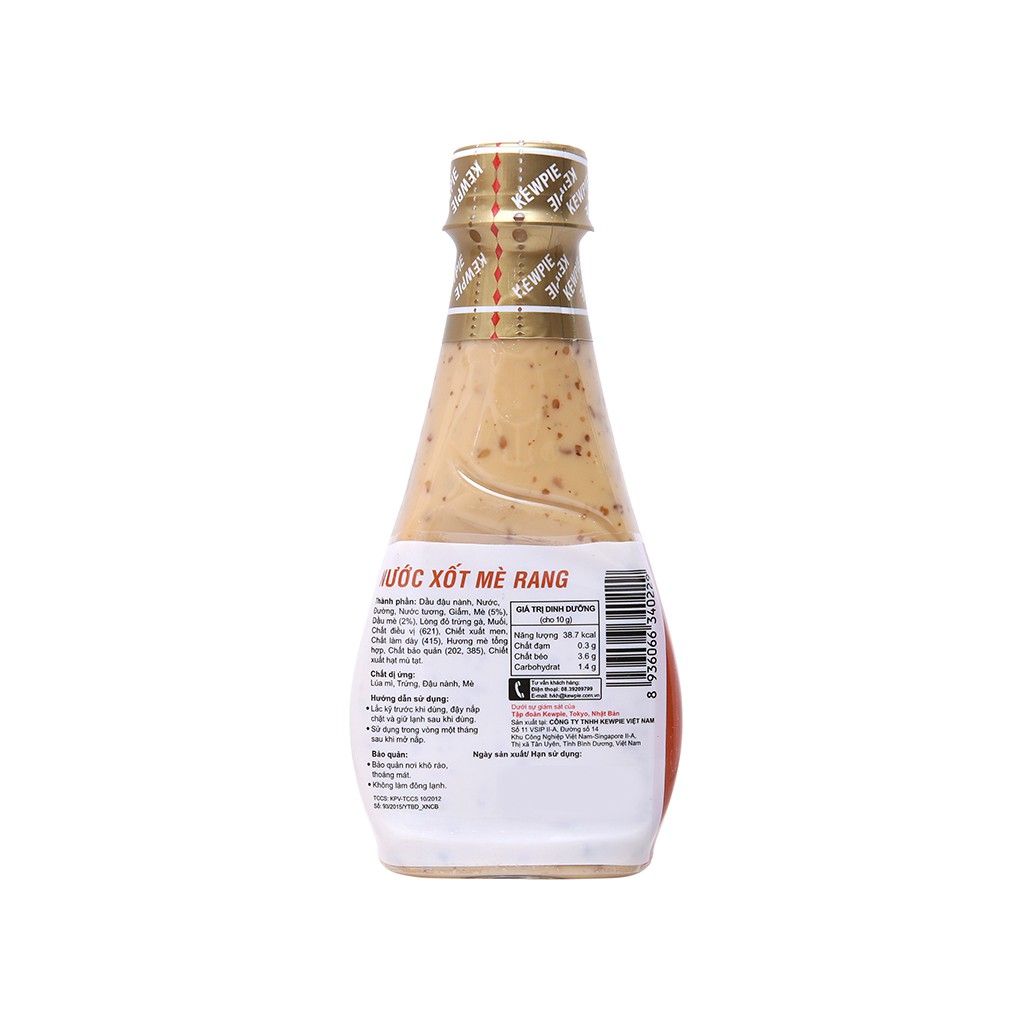 Nước sốt mè rang Kewpie chai 210ml