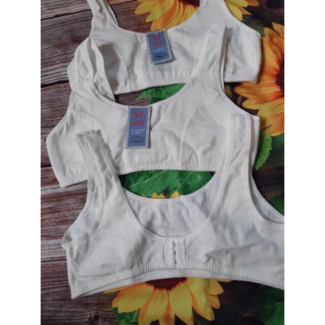 Áo bra dây bản to chất cotton gen mỡ lưng định hình vòng ngực hàng ko có đệm