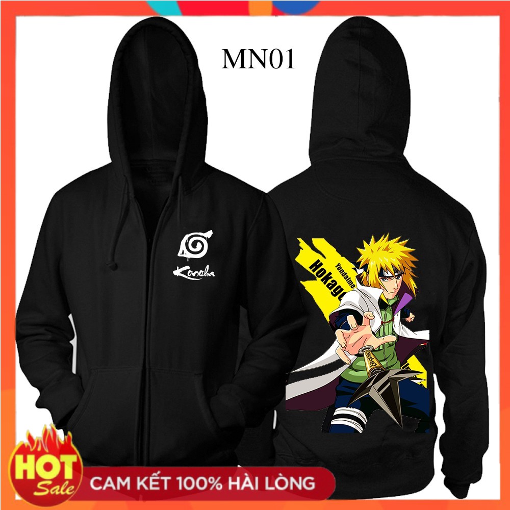 CHẤT NỈ MÁT - Áo khoác đen Minato One Piece chất lượng