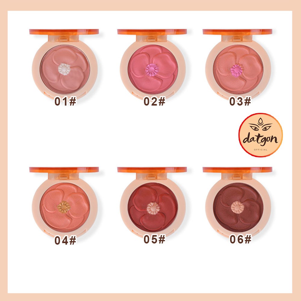 Phấn má hồng Maffick, má hồng nội địa 2 màu thiết kế hình bông hoa tông nude xinh xắn 2021 | BigBuy360 - bigbuy360.vn