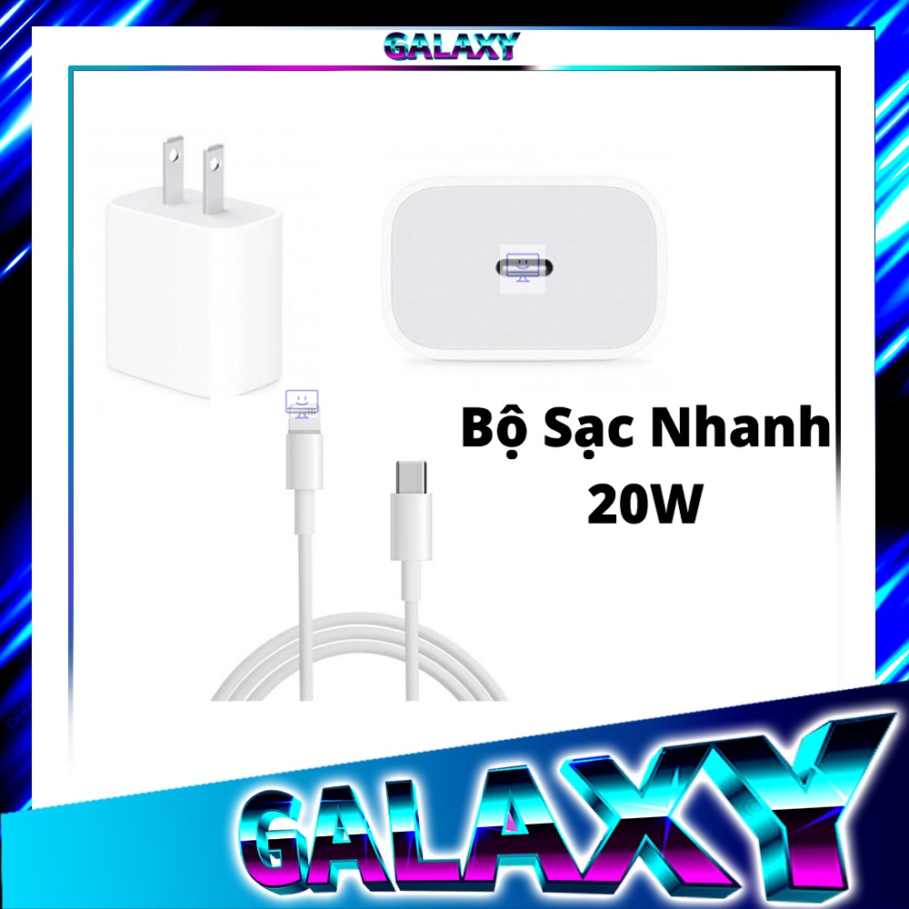 BỘ SẠC NHANH IP8/9/X/11/12 Pro Max công suất 20W USB-C hàng SẠC CỰC NHANH-BẢO HÀNH ĐỔI MỚI