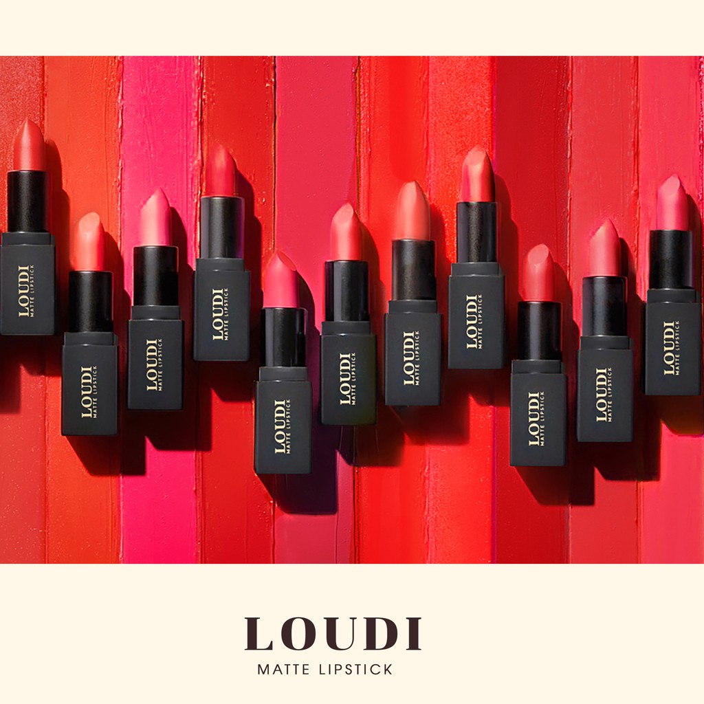 Son sáp lì màu cam san hô 3.5g Loudi LDS03CSH chính hãng | BigBuy360 - bigbuy360.vn