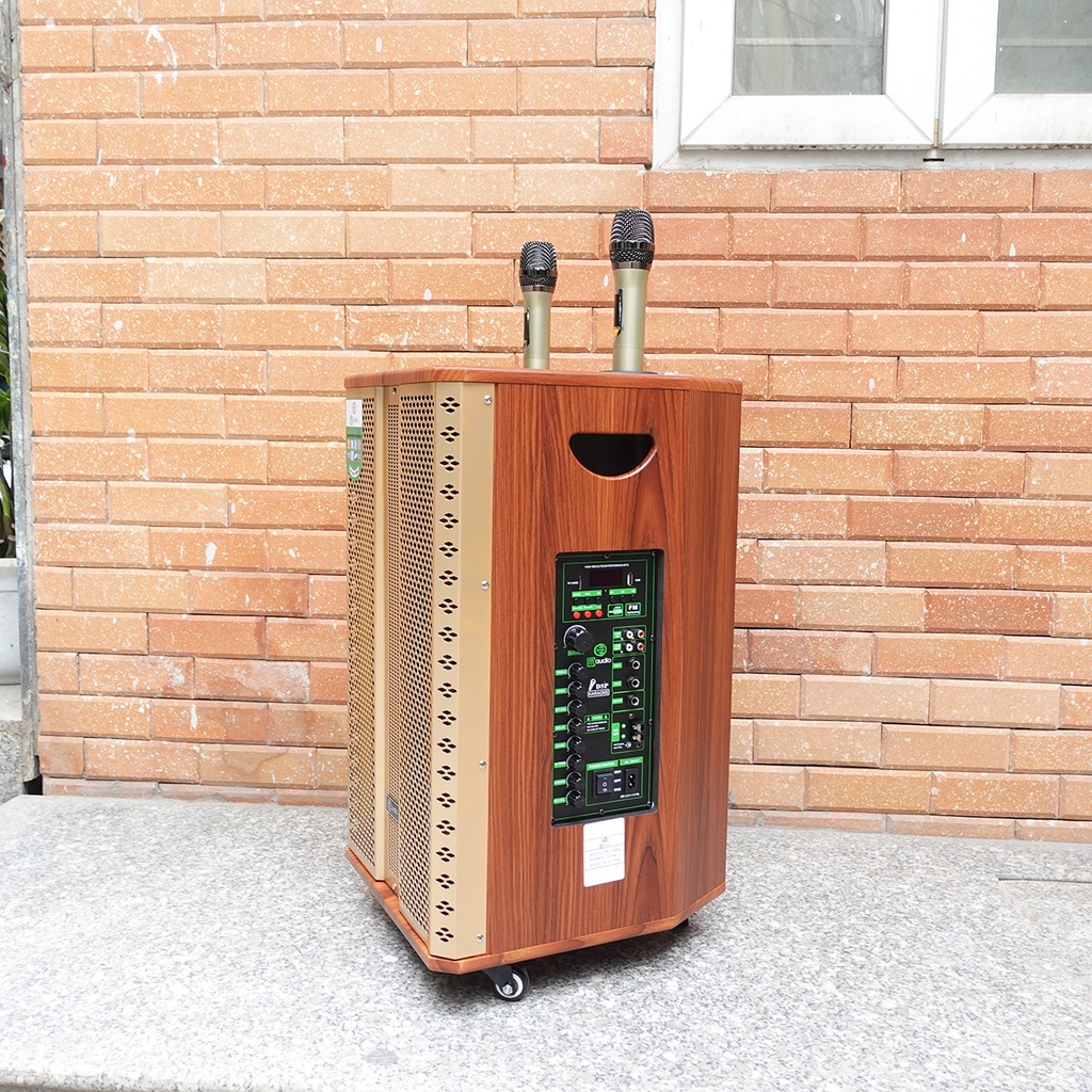 Loa Kéo MC 12 Plus Loa kẹo kéo bass 30 hát karaoke tích hợp bluetooth tích hợp 2 Micro không dây chính hãng