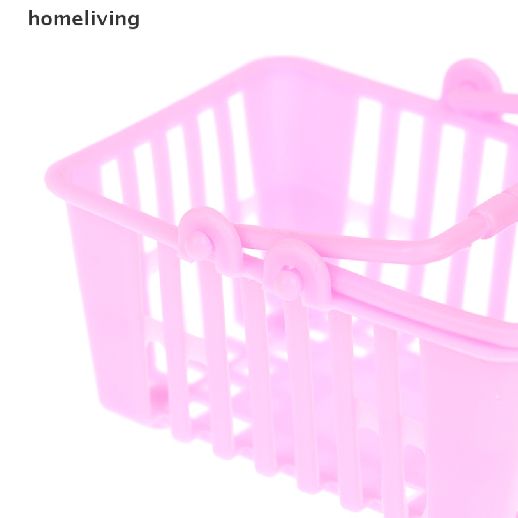 Set 2 Giỏ Mua Sắm Mini Đồ Chơi Dành Cho Nhà Búp Bê