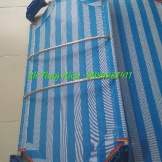 Giường lưới cho bé xanh dương