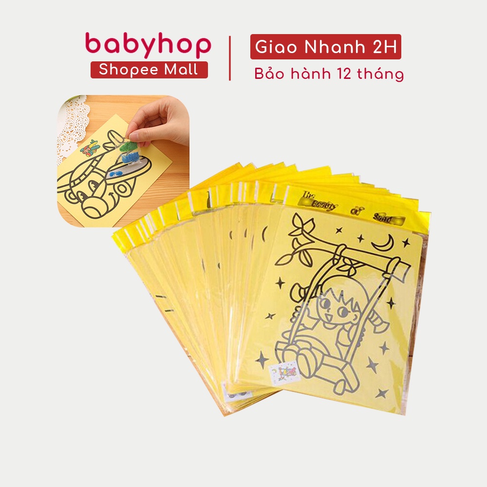 ( HÀNG TẶNG K BÁN ) Tranh Cát Trẻ Em Cho Bé Sáng Tạo (Đã Kèm Cát) phân phối bởi Babyhop