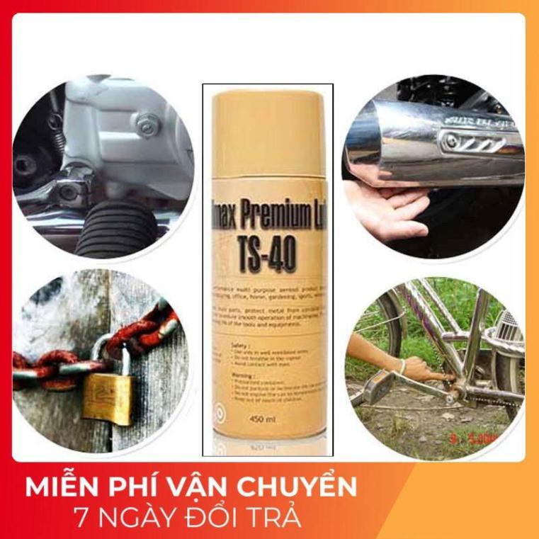 Combo 2 chai xịt chống rỉ sét, bôi trơn TS-40 450ml