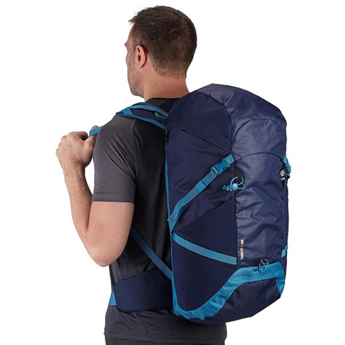 Ba Lô Nữ -  Balo Leo Núi Dã Ngoại Cao Cấp Đa Năng 40L Loại Cao Cấp - Xanh/Đen