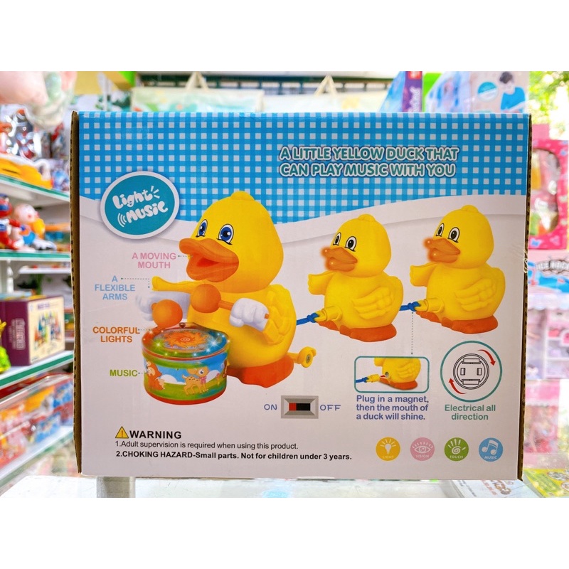 🐣Đàn Vịt Đánh Trống Pin 4422🐣