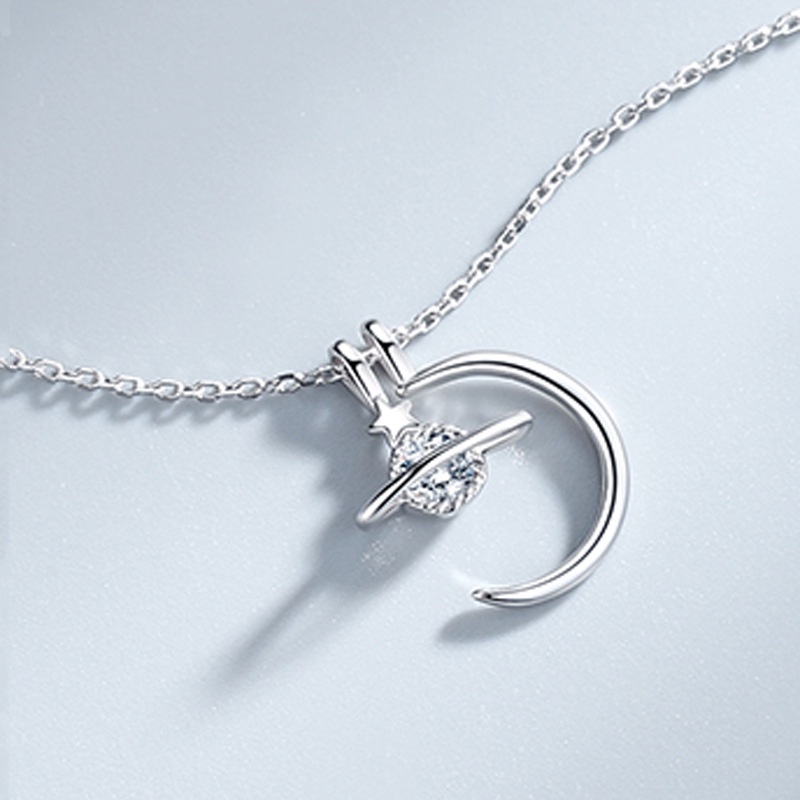 Vòng cổ Hình Hành Tinh Mặt Trăng Thời Trang Cho Nữ