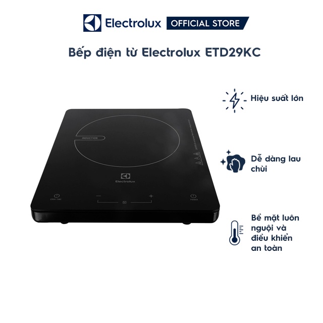 Bếp nấu điện từ Electrolux ETD29MKC để bàn kích thước 30cm
