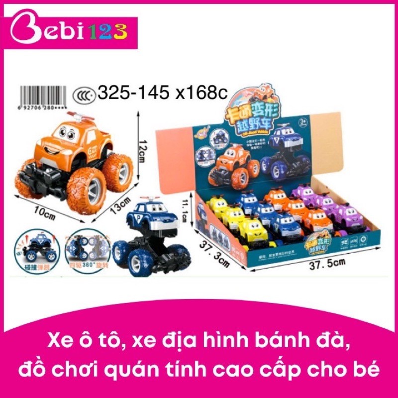 Đồ chơi xe ô tô, xe địa hình bánh đà, đồ chơi quán tính cao cấp cho bé