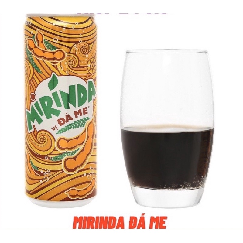 Nước ngọt Mirinda (đá me, soda kem, xá xị, cam)