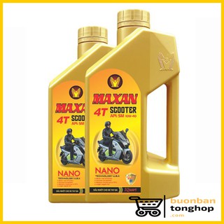 [RẺ VÔ ĐỊCH] NHỚT MAXAN SCOOTER SM 10W-40 - XE TAY GA 4T [CHÍNH HÃNG]