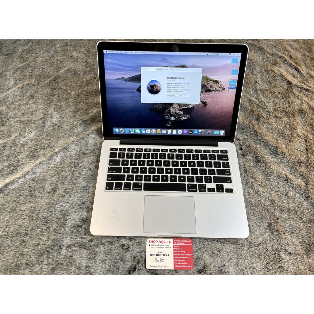 Máy tính MacBook Pro (Retina, 13-inch, 2015) Core i5 2.9Ghz / RAM 8GB / SSD 256GB MF841 | BigBuy360 - bigbuy360.vn