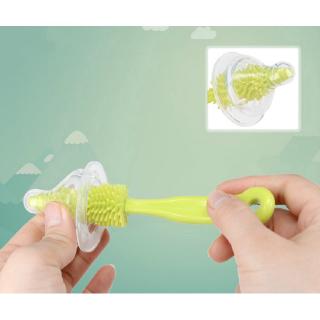 Bàn chải silicone làm sạch bình sữa em bé