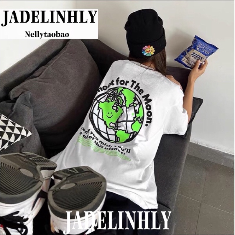 Áo phông nelly heybig sale (có sẵn) 19 shoot for the moon