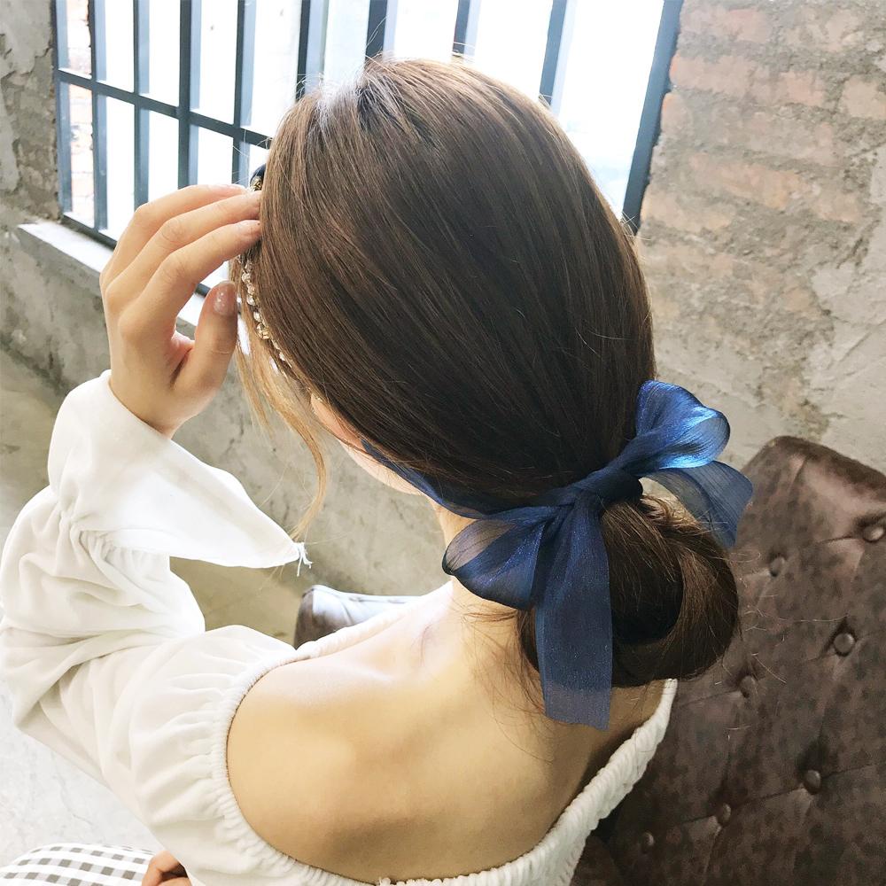 ANEMONE Băng Đô Bện Dây Ruy Băng Phong Cách Hàn Quốc Thanh Lịch Dành Cho Nữ