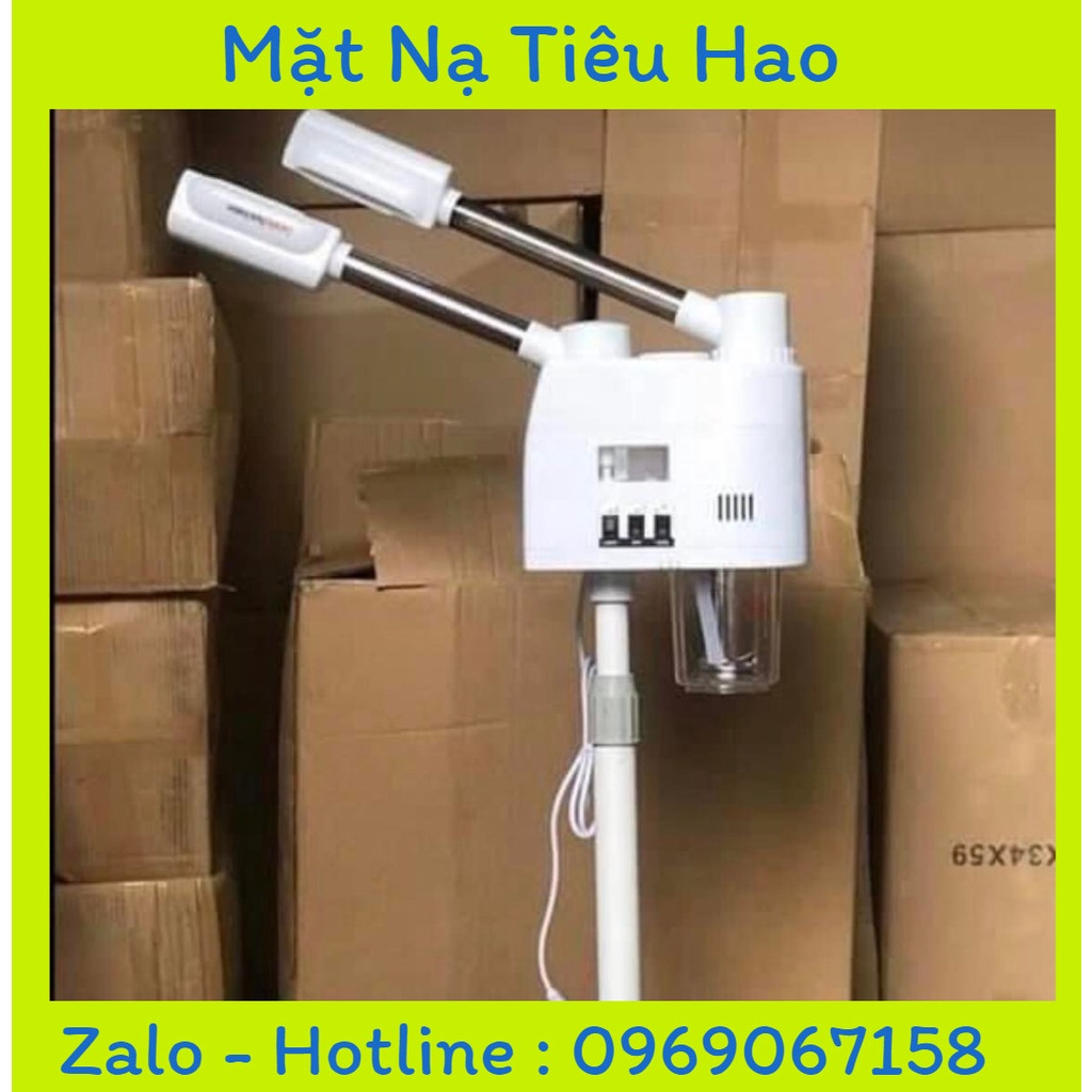 Máy xông mặt 2 cần 3 nút bật - 2 chức năng nóng và lạnh Cao Cấp