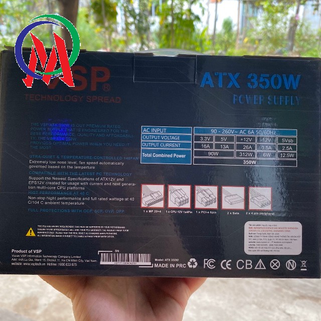 Nguồn máy tính VSP ATX 350W