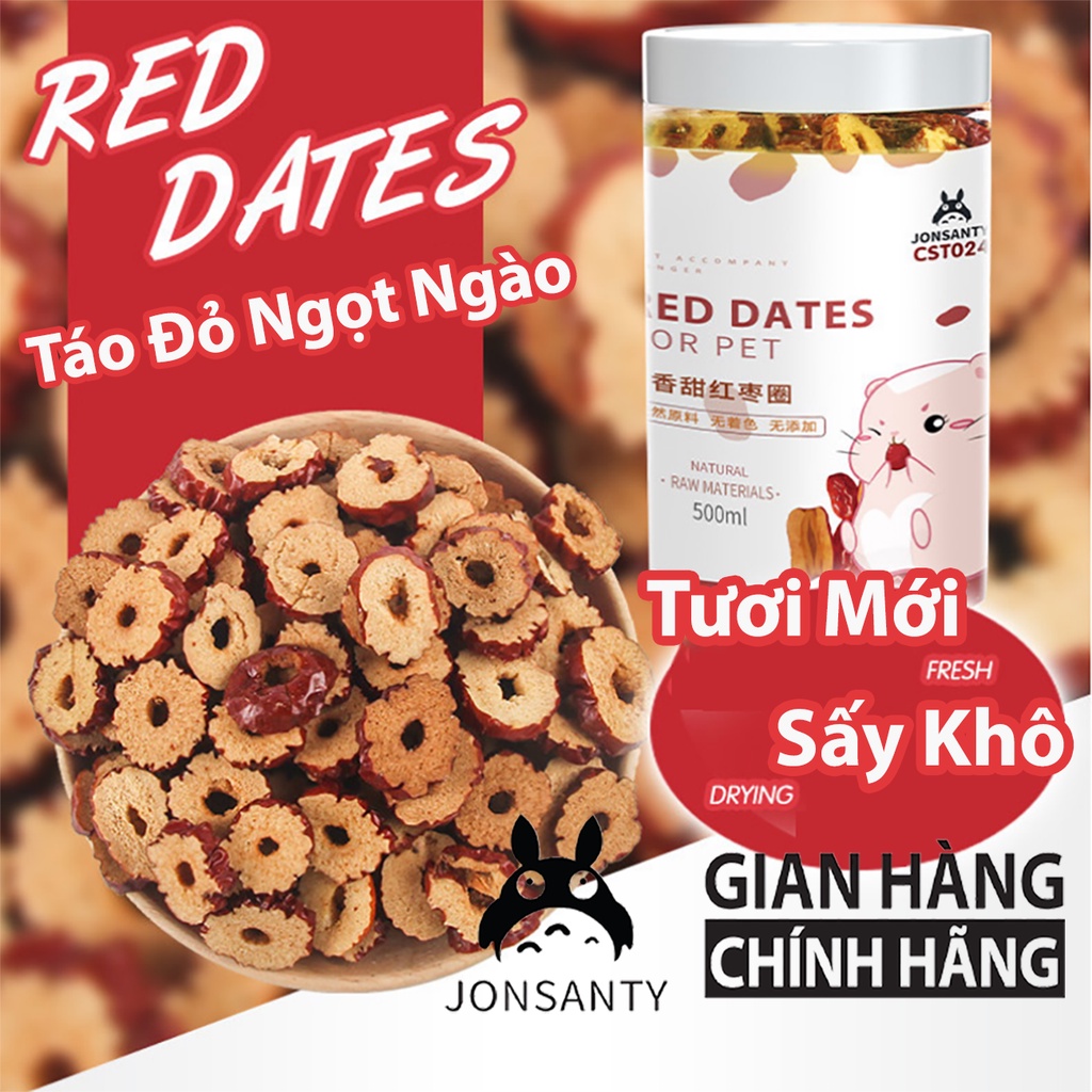 Táo đỏ sấy cho hamster hãng JONSANTY