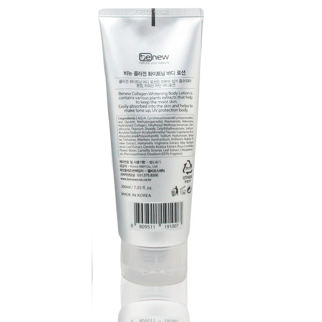 Kem Dưỡng Thể Trắng Da Toàn Thân Benew Collagen Whitening Body Lotion 200ml Hàn Quốc Chính Hãng | BigBuy360 - bigbuy360.vn