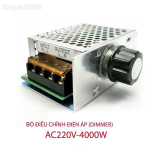 Bộ chiết áp (dimmer) 41600B 4000W-220V cho quạt sưởi, ánh sáng, động cơ (Kho hàng Hà nội)