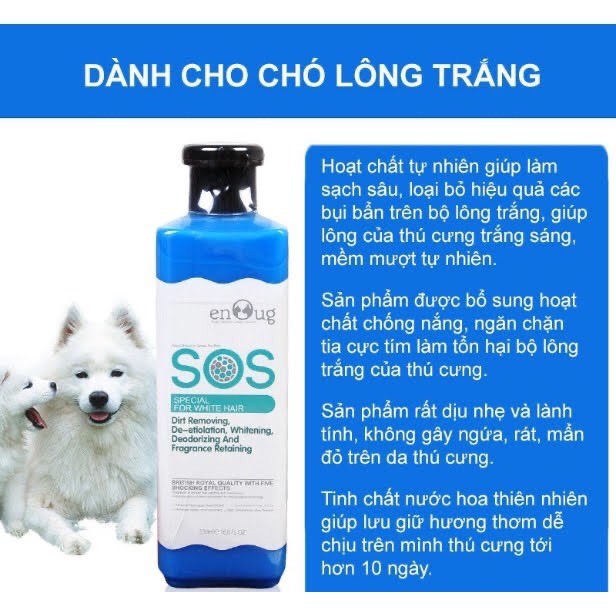 [CHÍNH HÃNG] Sữa Tắm SOS cho Thú Cưng 530ML | Vie PETSHOP