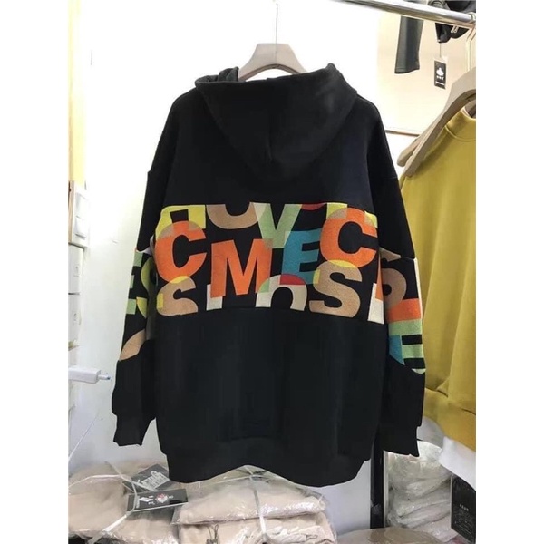 Áo hoodie nỉ bông chữ hot hit