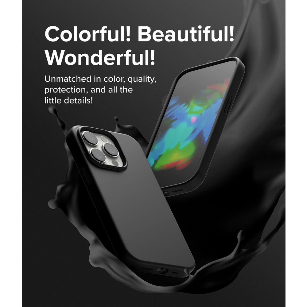 Ốp lưng Ringke Silicone iPhone 14 Pro Max / 14 Pro / 14 Plus / 14 - Nhập khẩu Hàn Quốc -Ốp lưng ip14 pro max case