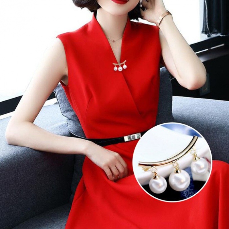 Ghim Cài Áo Đính Ngọc Trai Nhân Tạo Thời Trang