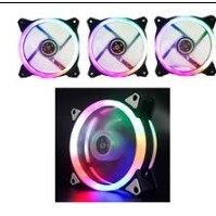 [Xả_Kho] [Chuyên Sỉ] Fan Case 12cm - Led 15 bóng 7 màu Rainbow