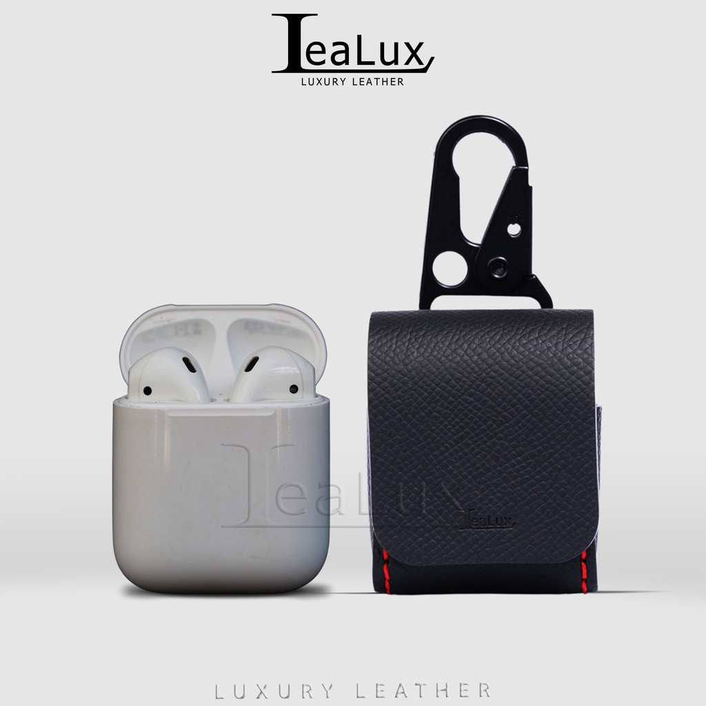 Bao Da Airpod Handmade Cao Cấp LEALUX Case Airpod 1-2