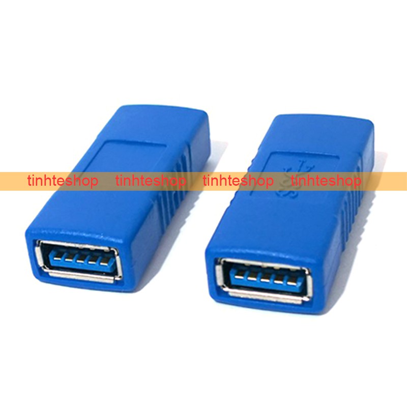 Đầu nối USB 3.0 2 đầu cái - USB 3.0 AF sang USB AF - Khẩu nối cáp USB 3.0 female(1 chiếc)