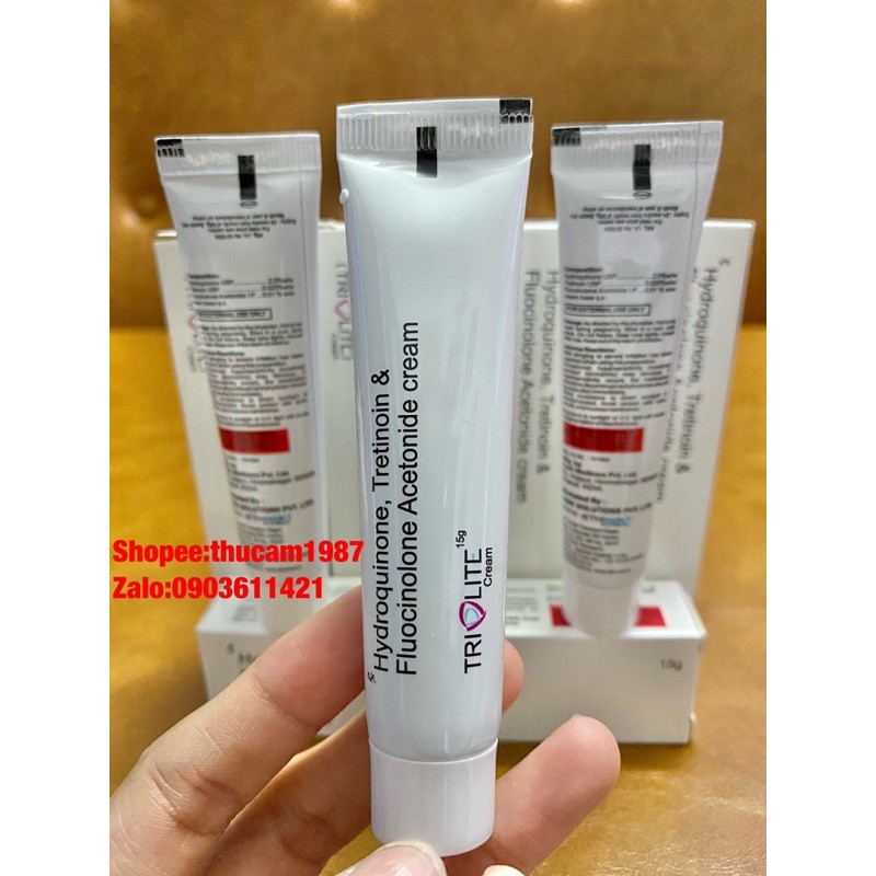 kem Hydroquinone 2%Tretinoin 0.025% loại bỏ mụn , nám, tàn nhang, chống lão hoá , trắng da 15g. | BigBuy360 - bigbuy360.vn