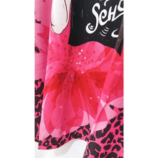 áo thun thái unisex bigsize[da beo hồng KY35