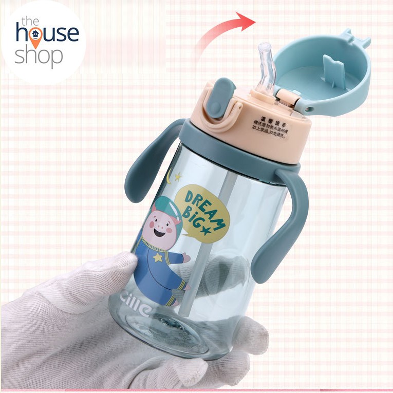 Bình đựng nước cho bé, bình nước CILLE / Xile 450ml, bình nước cao cấp chính hãng