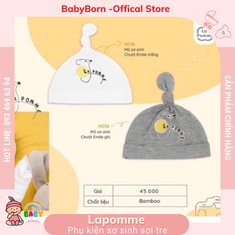 Lapomme - Phụ kiện sơ sinh chuột Emile