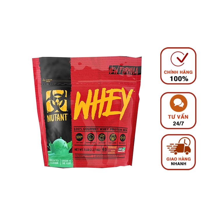 Sữa Tăng Cơ Mutant Whey Protein 5Lbs – 2.27kg